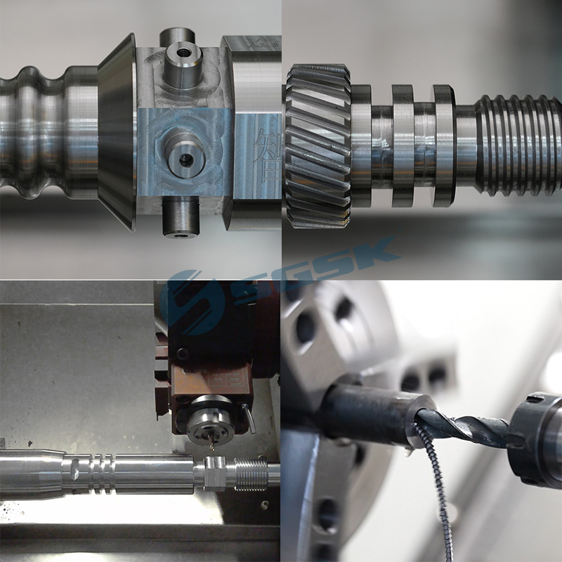 TCK80 Slant Bed CNC Lathe Machine with live tooling