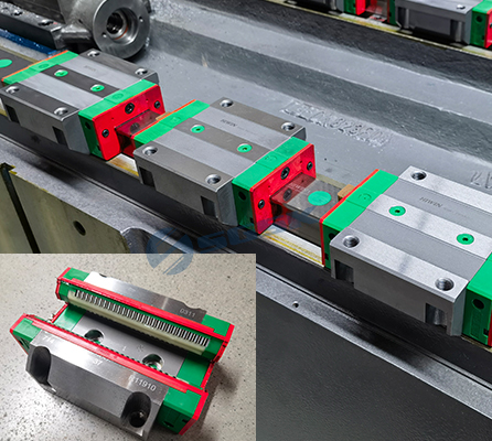 Difference between linear guides and hard rails in vertical machining centers Difference between linear guides and hard rails in vertical machining centers