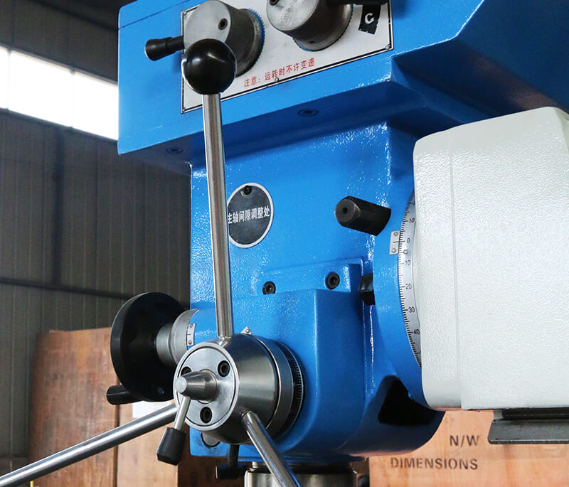 drilling and milling machine for metal