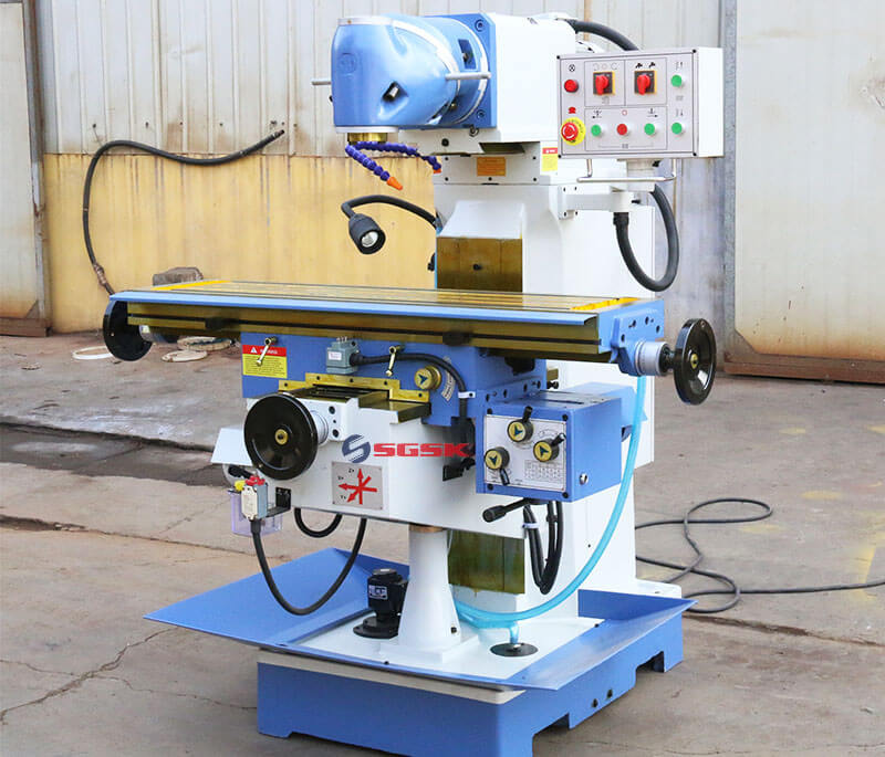 Universal swivel head milling machine