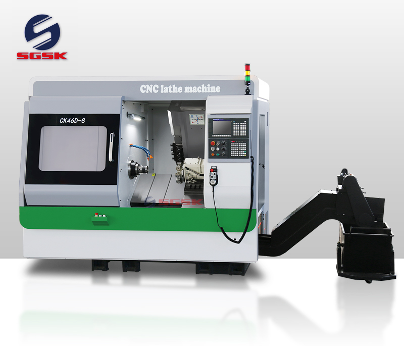 CK46D-8 Slant Bed CNC Lathe Machine