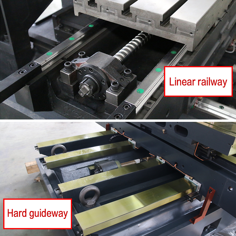 Difference between the linear rail and the hard guideway