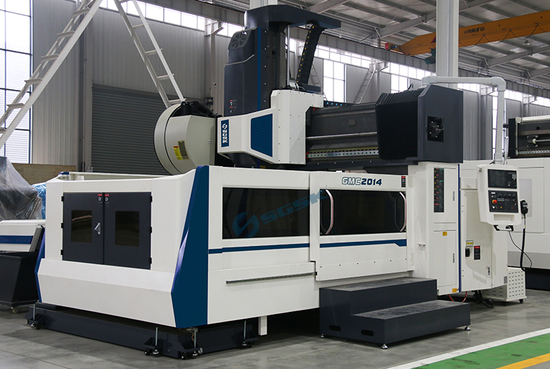 What are the main positioning options for gantry machining centers?