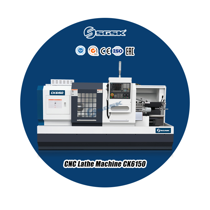 Automatic Feed Lathe CNC Machine 2 Axis CK6150 CNC Lathe Machines Manufactur