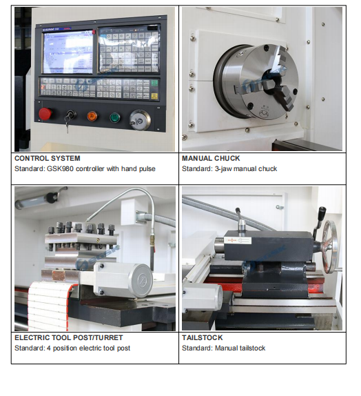 Automatic Feed Lathe CNC Machine 2 Axis CK6150 CNC Lathe Machines Manufactur