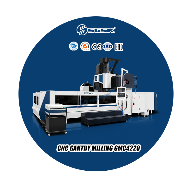 Gantry machining center workbench inspection and milling method