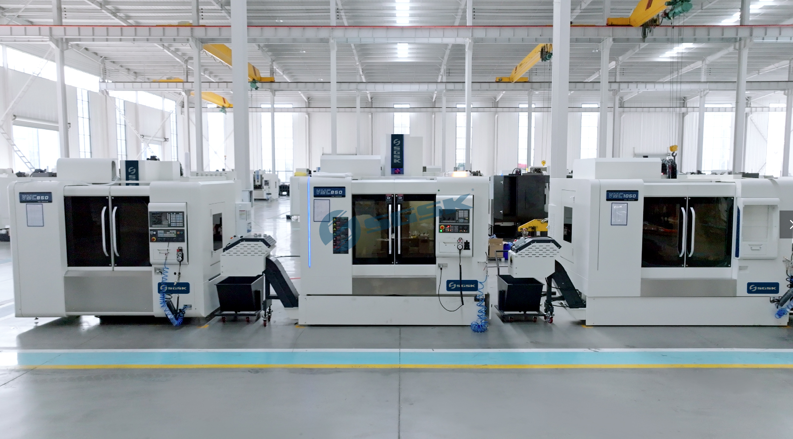 Vertical machining center control system troubleshooting method