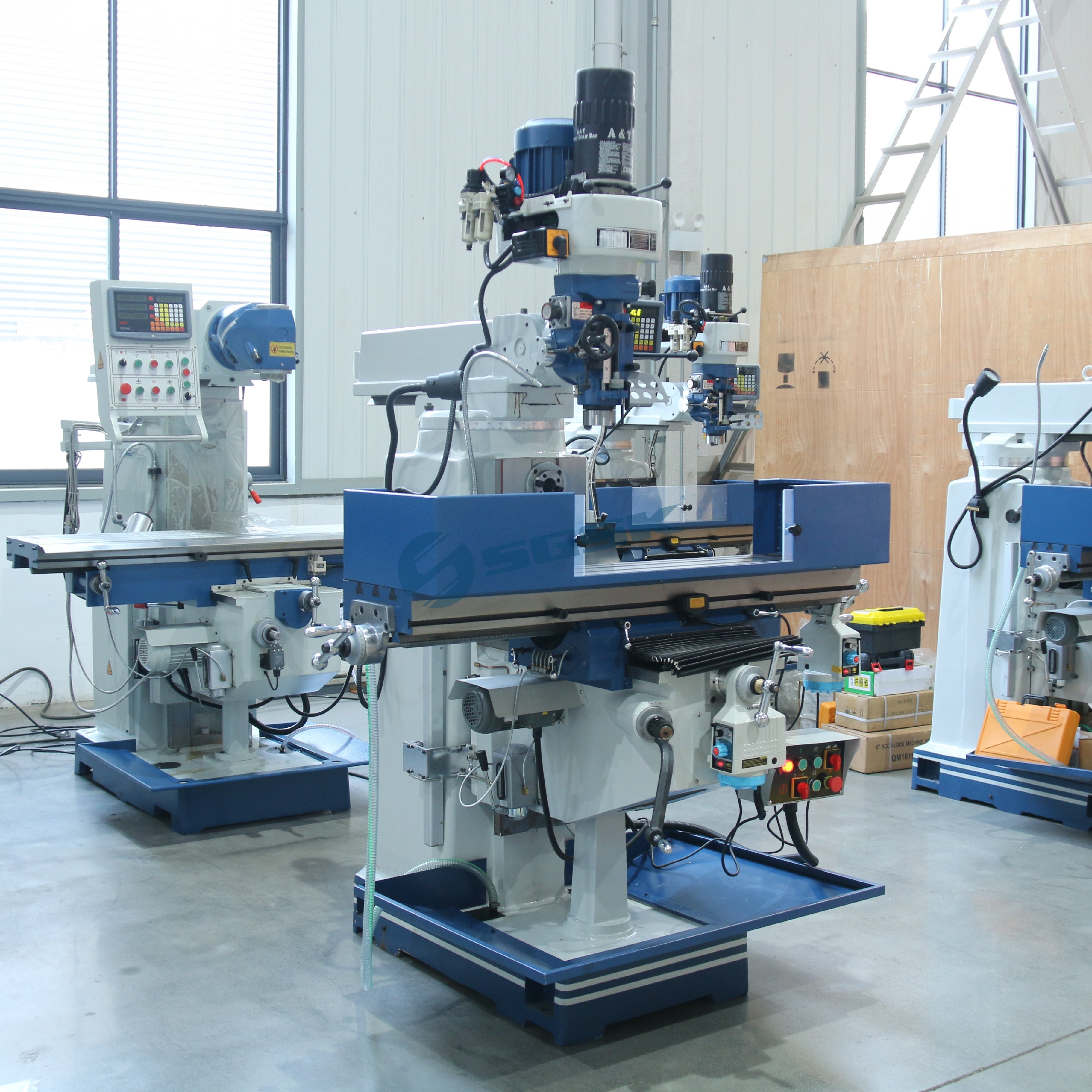 Turret milling machine operation method