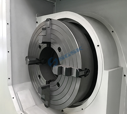 QKD1335 CNC Pipe Thread Lathe Machine electric integrated chuck