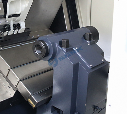 TCK50A Slant Bed CNC Lathe Machine Processing of stainless steel