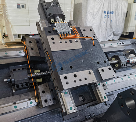 TCK56D Slant Bed CNC Lathe Machine live tools