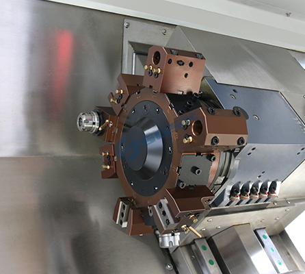 TCK56D Slant Bed CNC Lathe Machine live tools