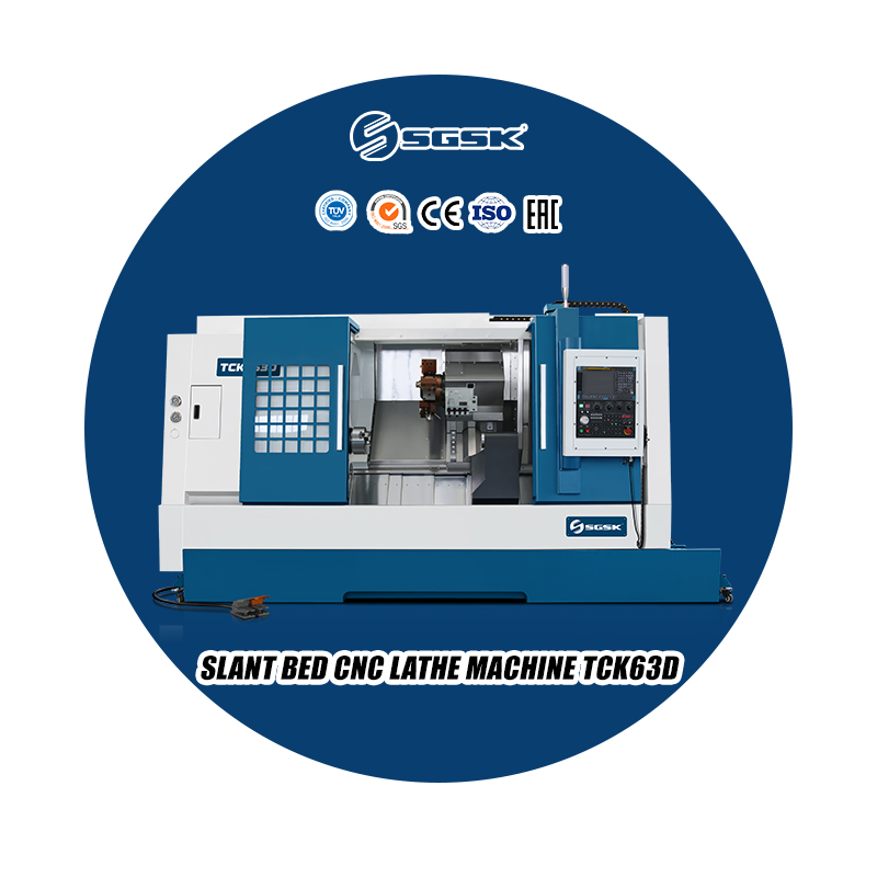 TCK63D Slant Bed CNC Lathe Machine power tools